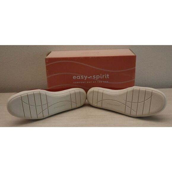 Easy Spirit 12941505 Women's Sz 5 Red SeBounce Suede Leather Flat Slip On Shoes - Picture 3 of 9